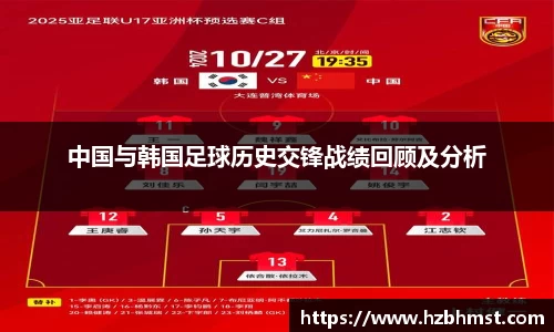 中国与韩国足球历史交锋战绩回顾及分析